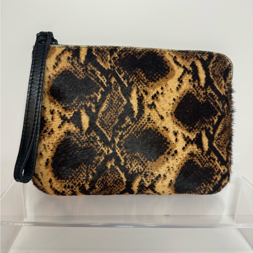 Patricia Nash Cassini Python Leather Wristlet - image 1
